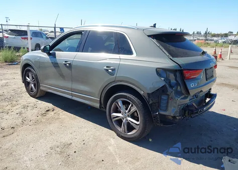 2020 Audi Q3 Prestige 45 Tfsi S Line Quattro Tiptronic z USA, uszkodzony, nr VIN WA1FECF32L1035288
